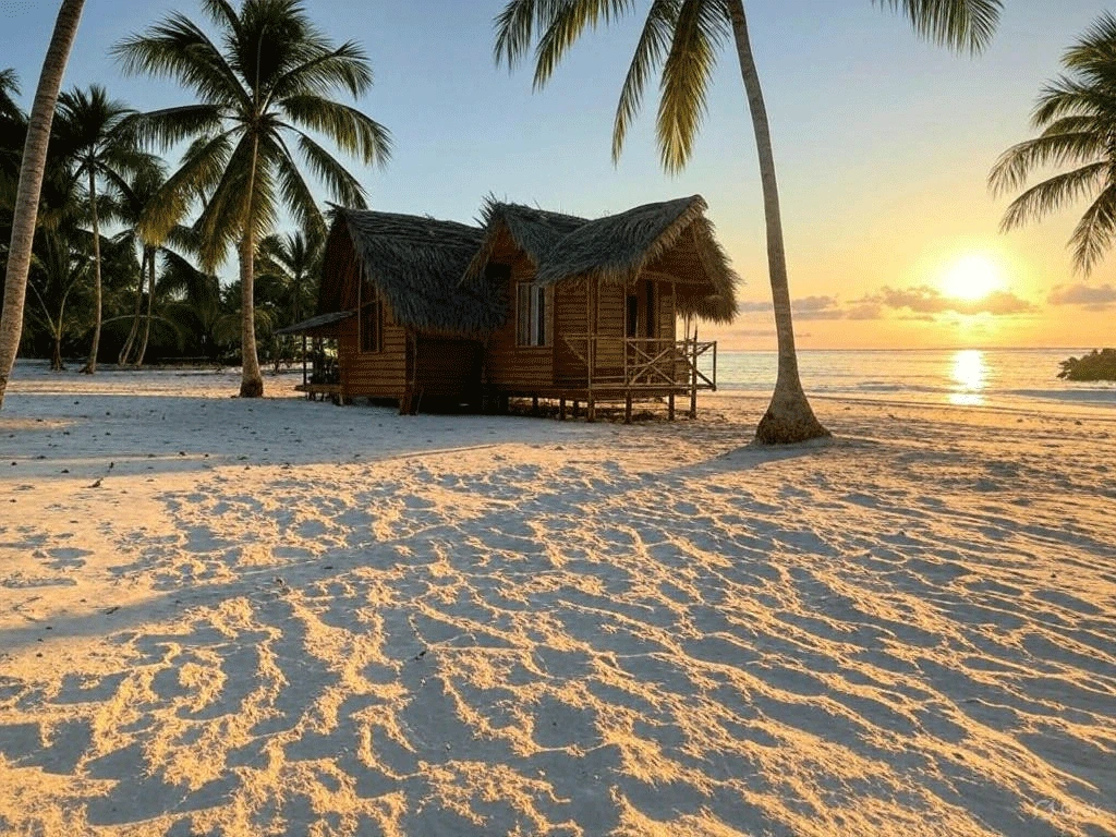 Tropical beach house for sale